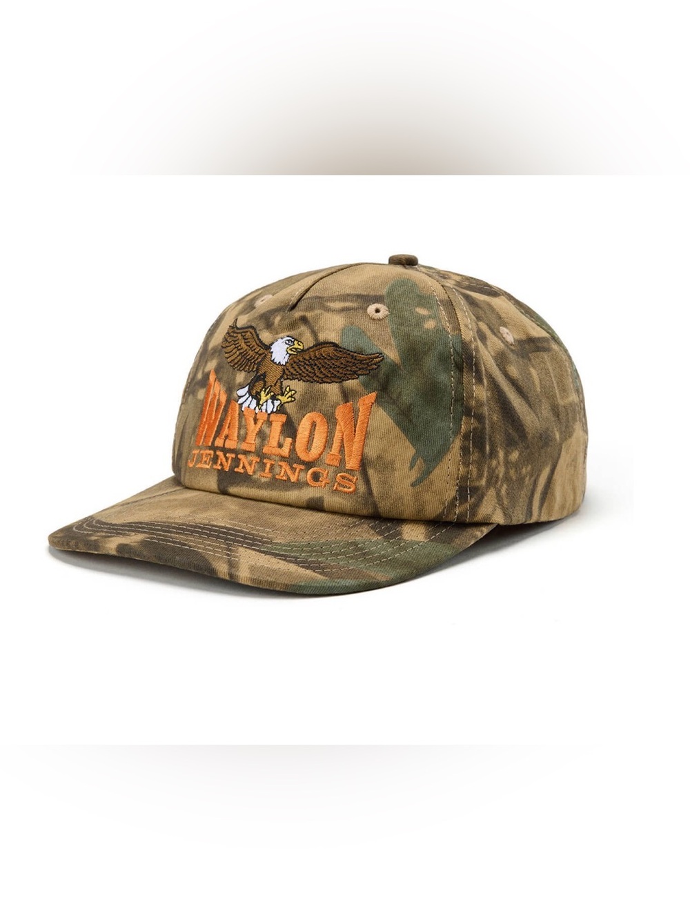Seager Waylon Jennings Eagle Camo Snapback
